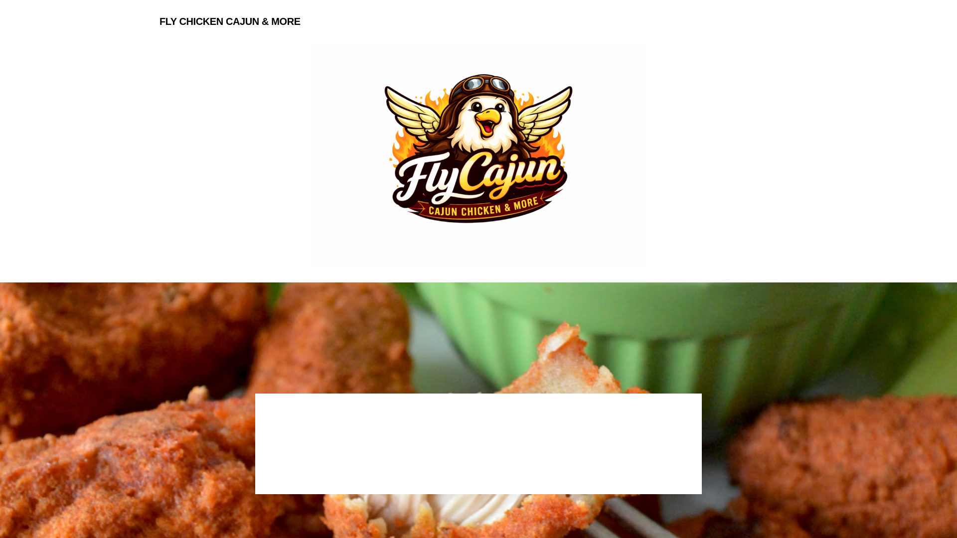 website screenshot of https://flycajun.com/