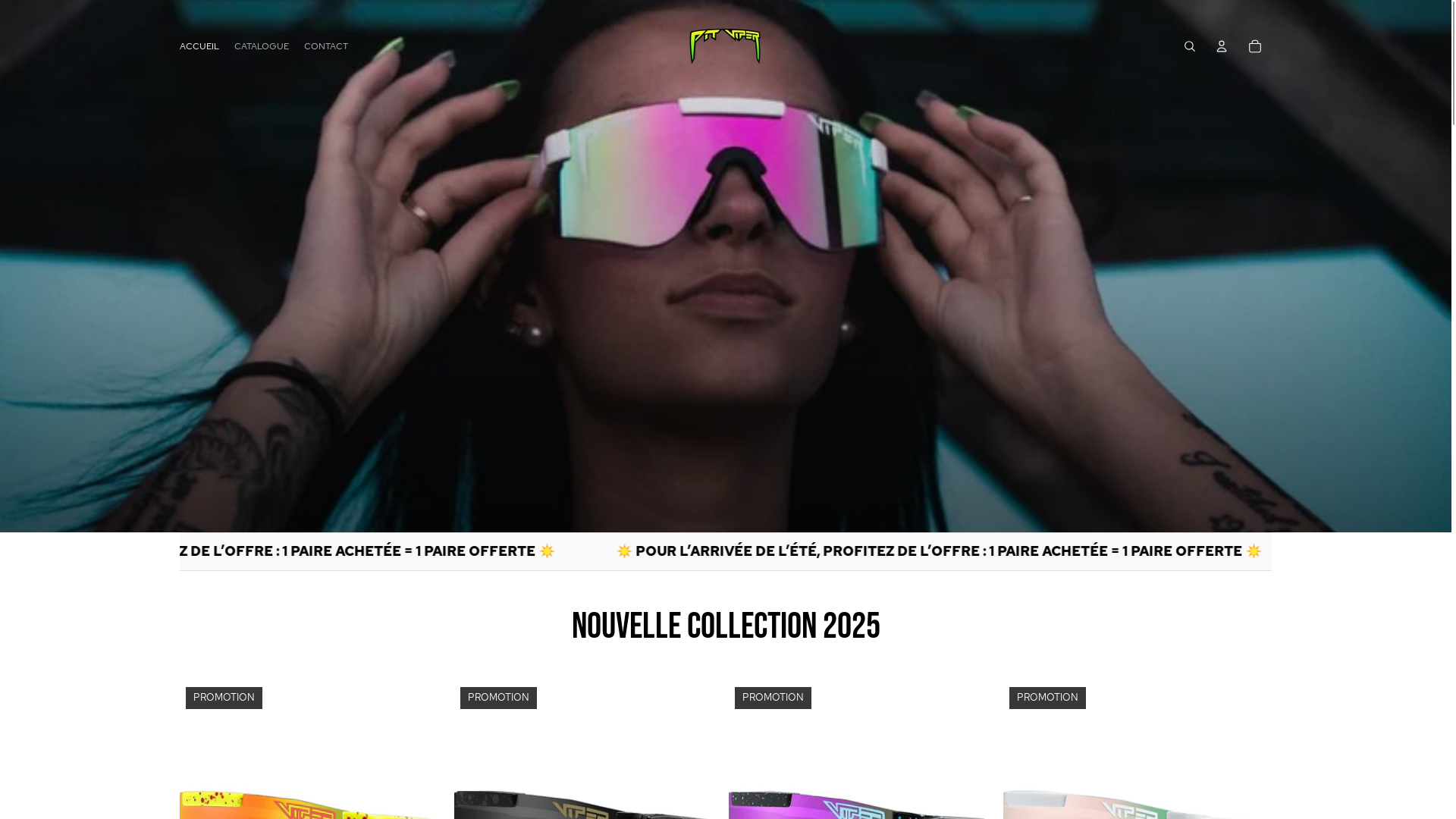 website screenshot of https://pitviperofficielle.fr/