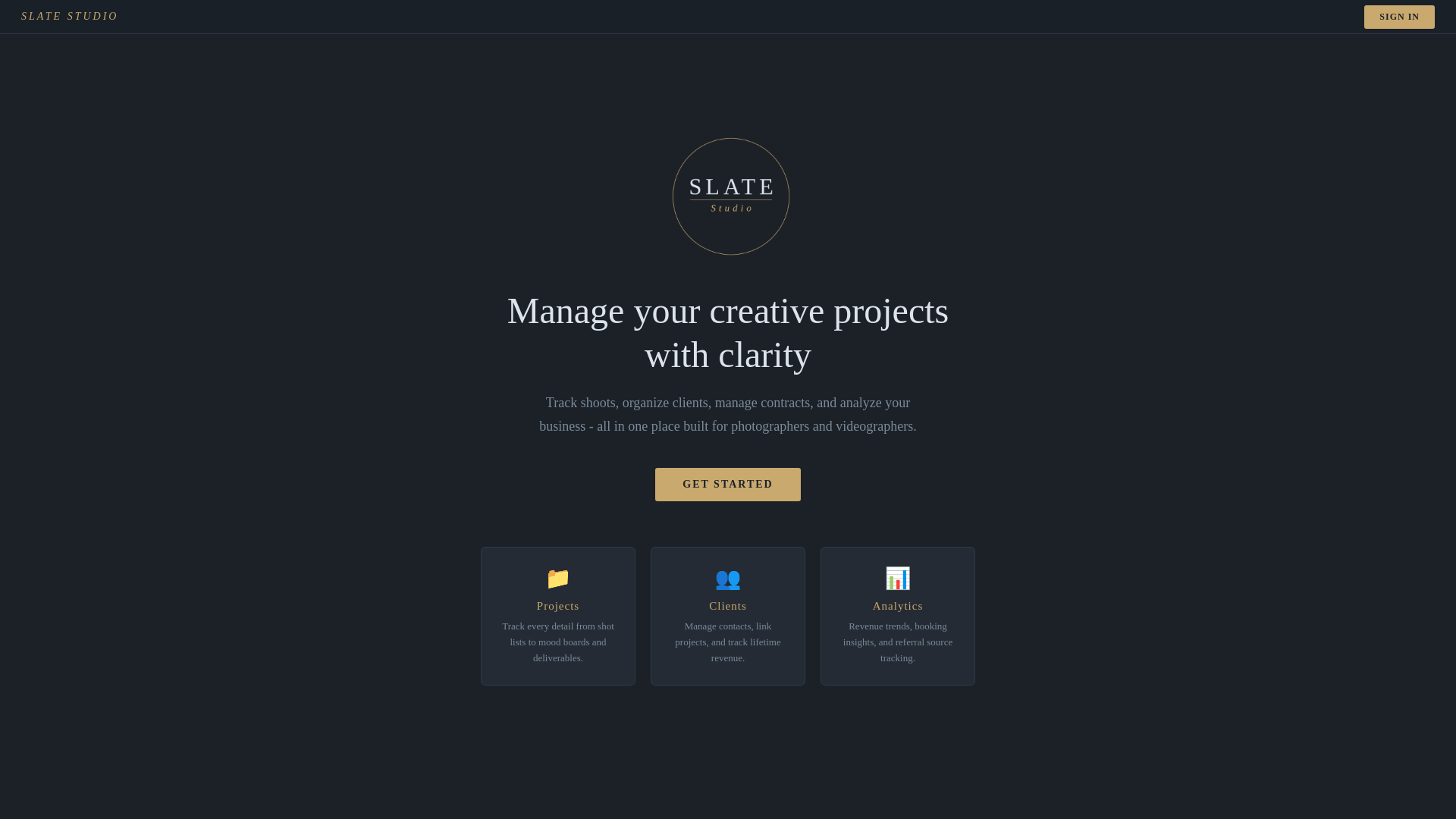 website screenshot of https://slate-studio.net/