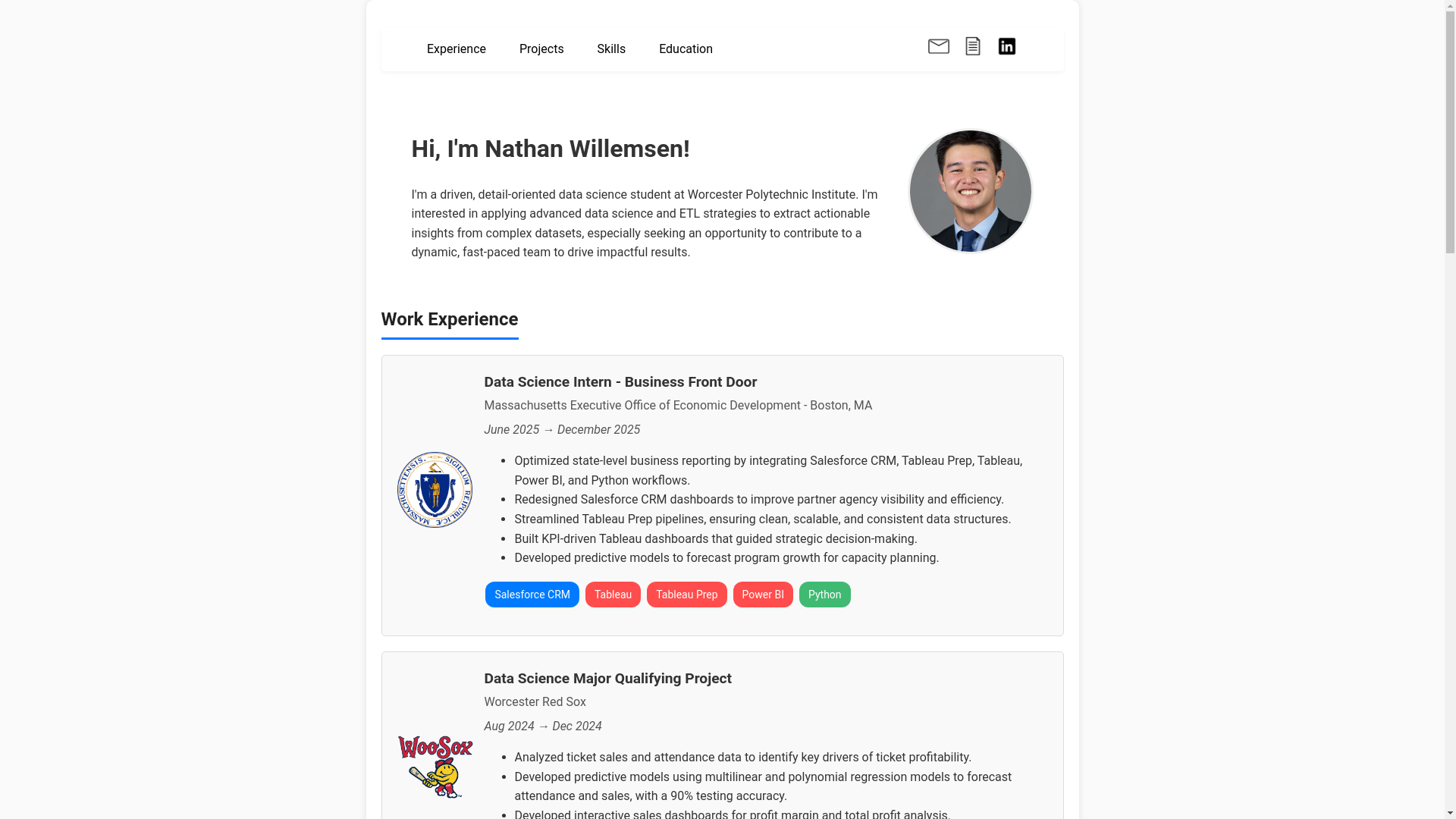 website screenshot of https://nwwebsite1.pages.dev/