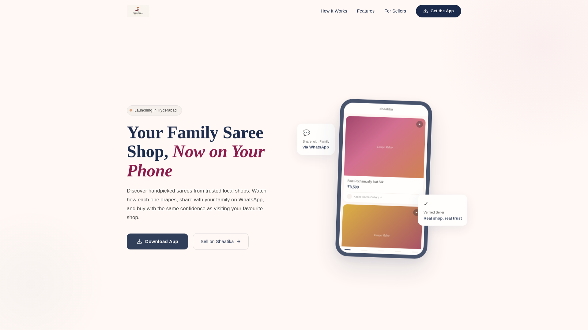 website screenshot of https://shaatika.pages.dev/