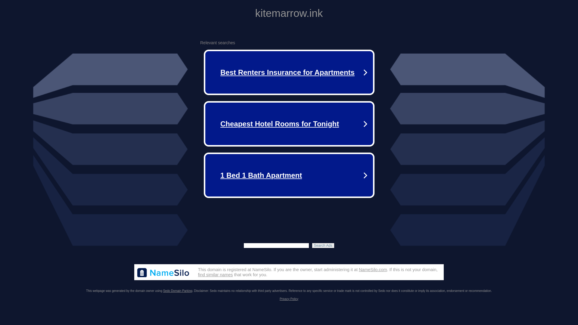 website screenshot of https://kitemarrow.ink/