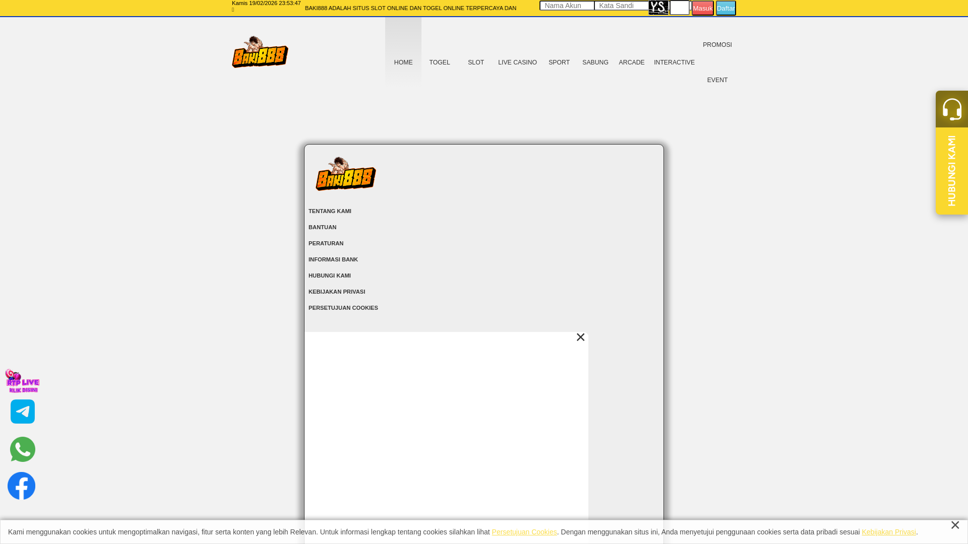 website screenshot of https://baki888cuanterusbos.xyz/