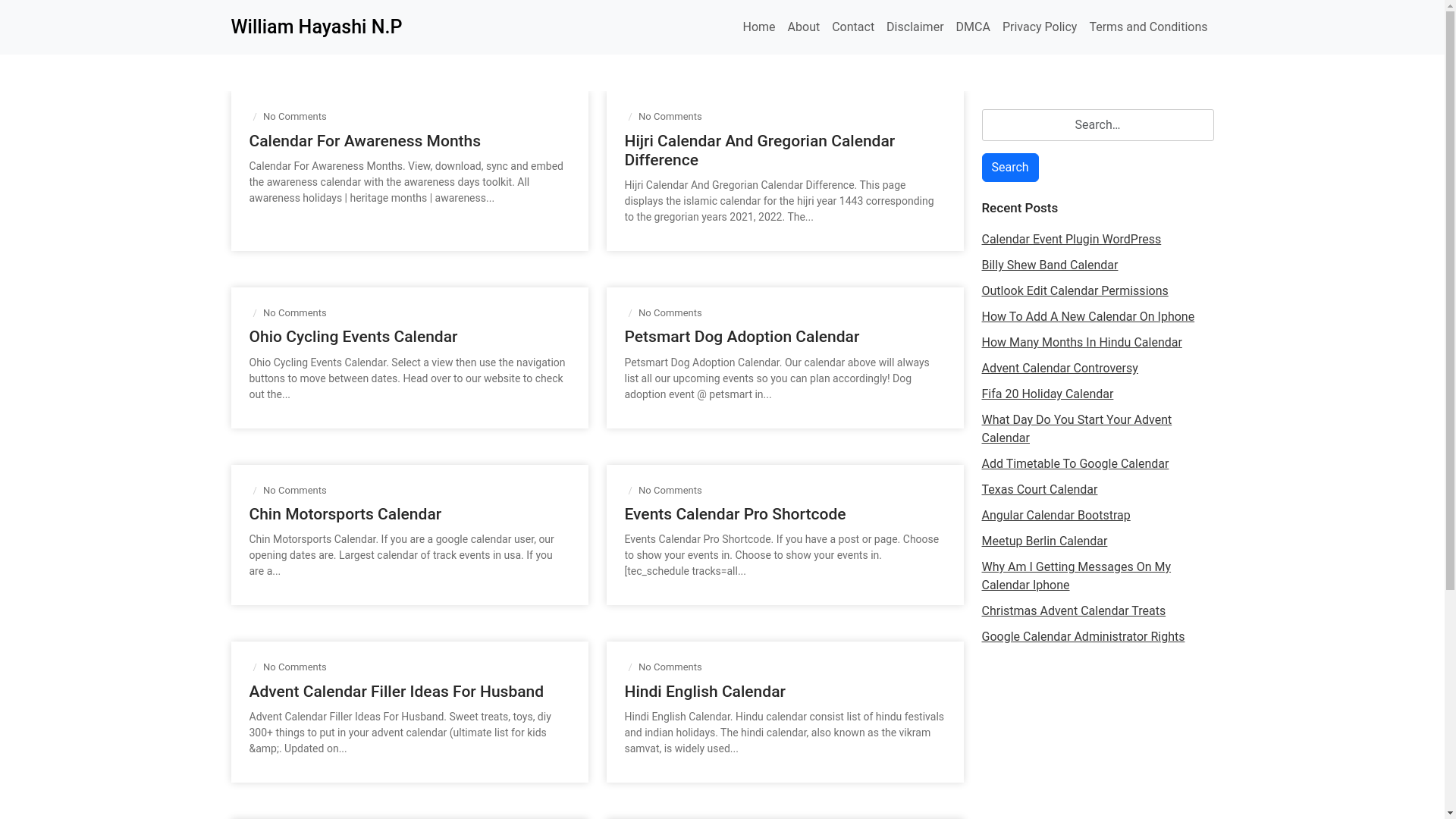 website screenshot of https://williamhayashinp.pages.dev/