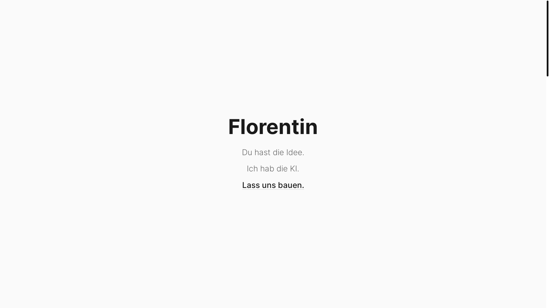website screenshot of https://florentinbernhardt.de/