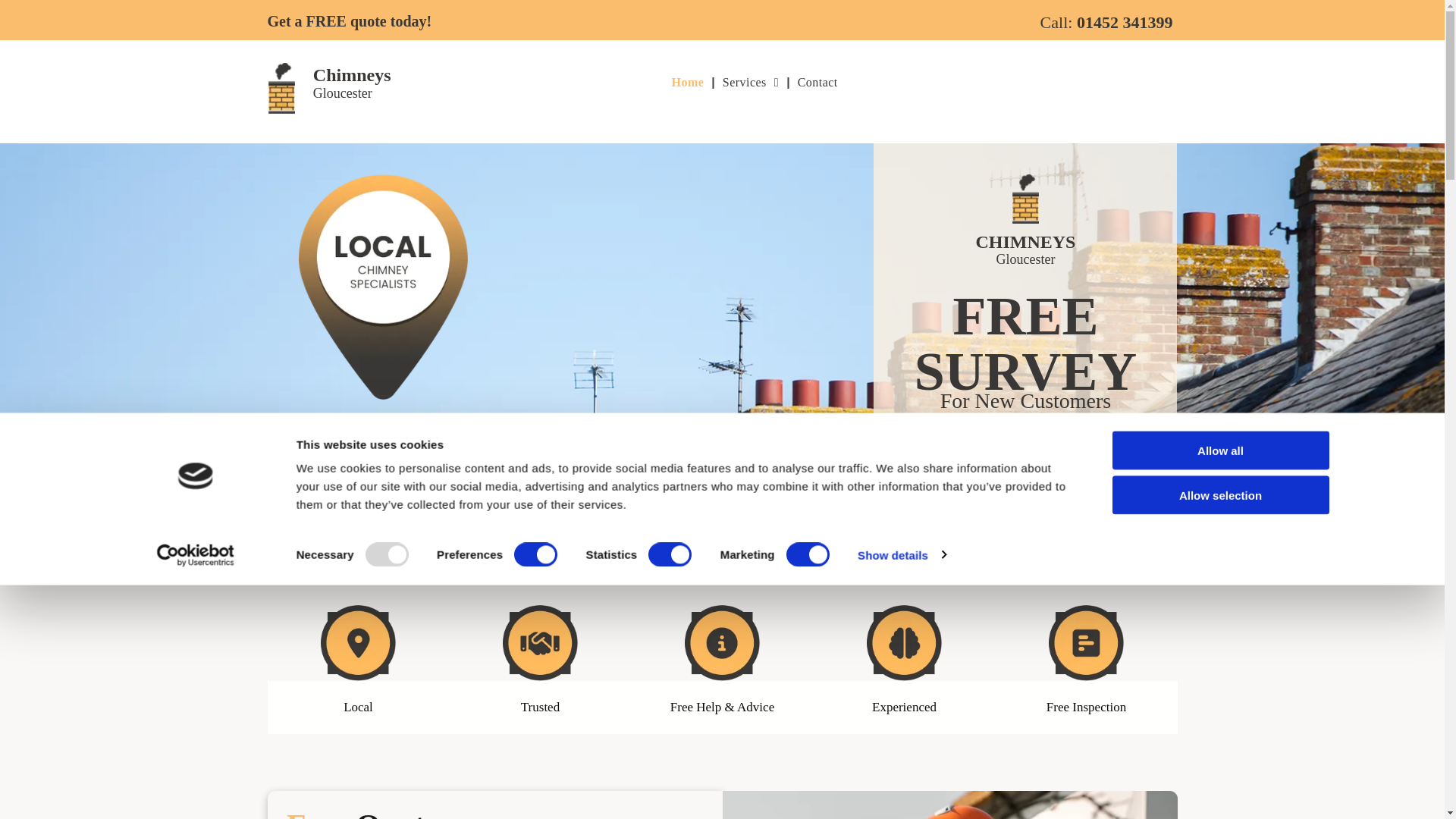website screenshot of https://mrchimneygloucester.co.uk/