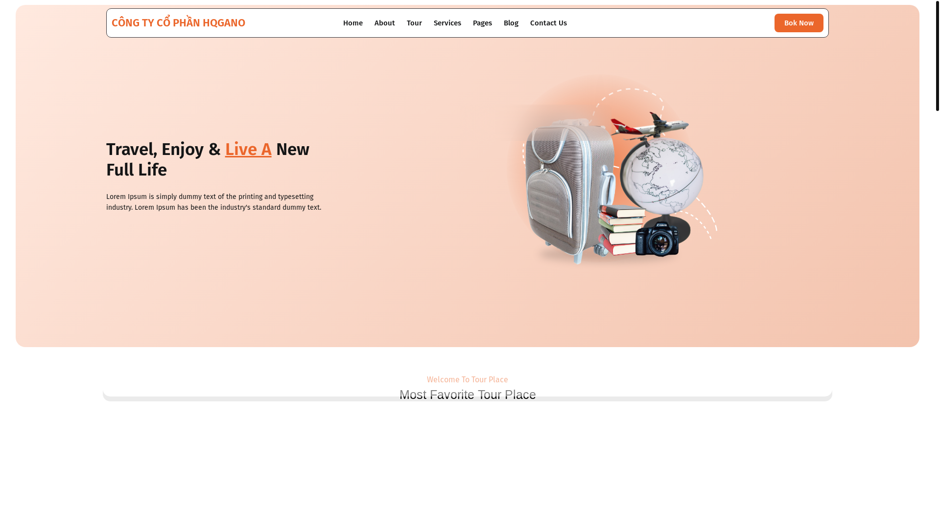 website screenshot of https://hqgano.click/
