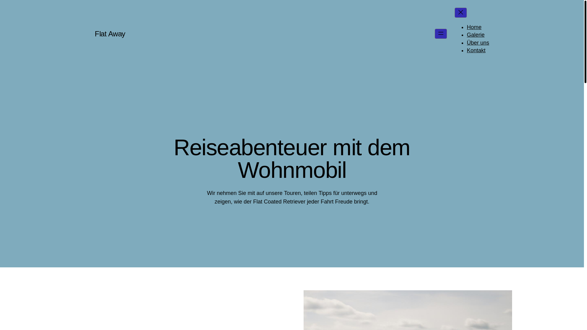 website screenshot of https://flat-away.de/
