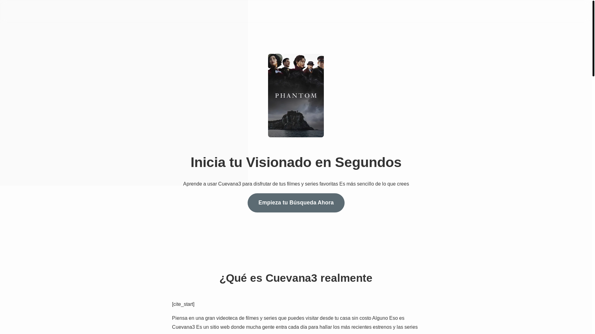 website screenshot of https://cuevana3-5gfr.pages.dev/