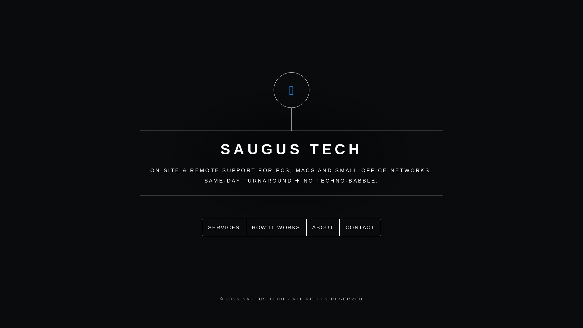 website screenshot of https://saugus-tech.pages.dev/
