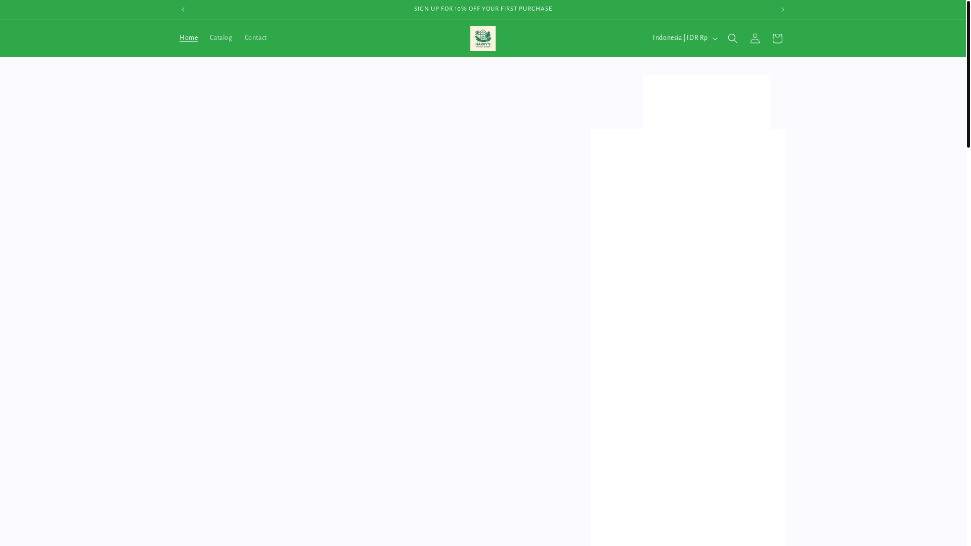 website screenshot of https://harrystropicalgarden.com/