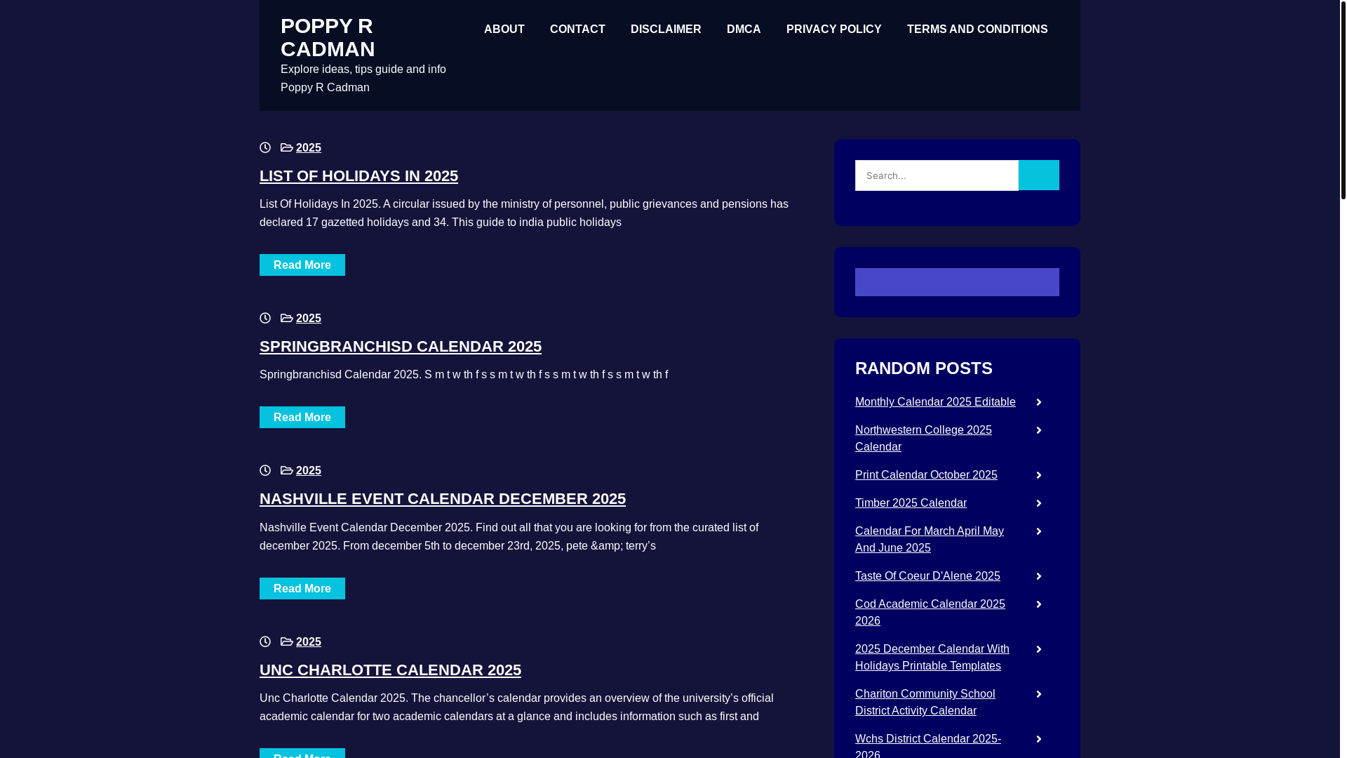 website screenshot of https://poppyrcadman.pages.dev/