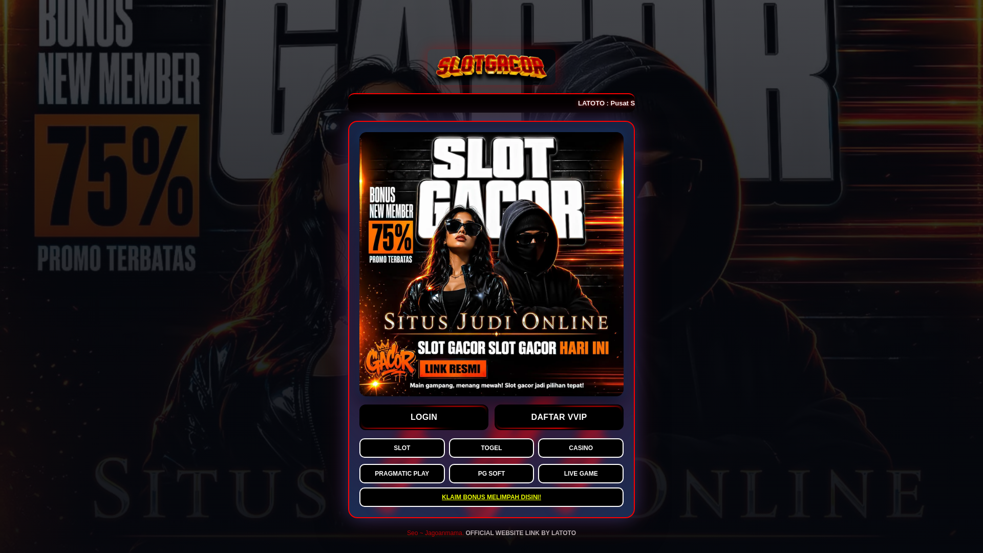 website screenshot of https://scteam-slot-gacor.pages.dev/