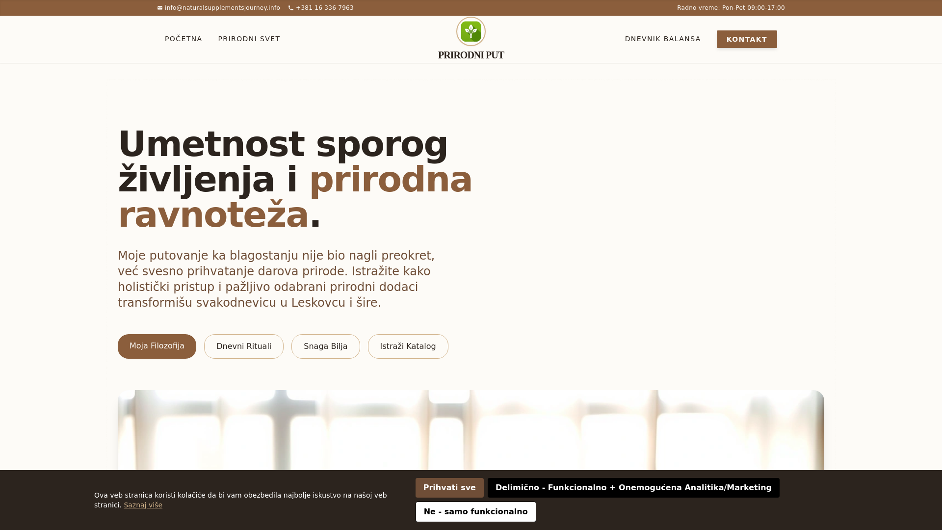website screenshot of https://naturalsuppjourney.info/