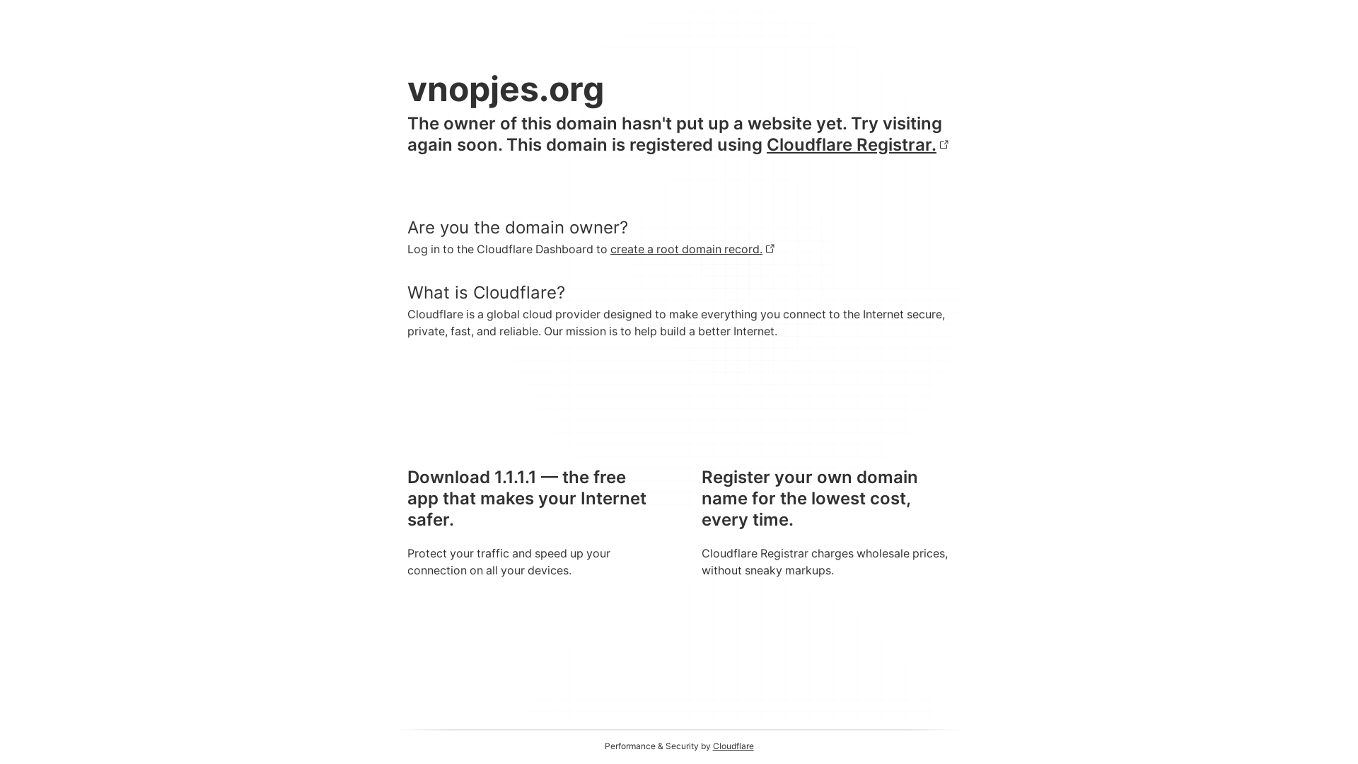 website screenshot of https://vnopjes.org/
