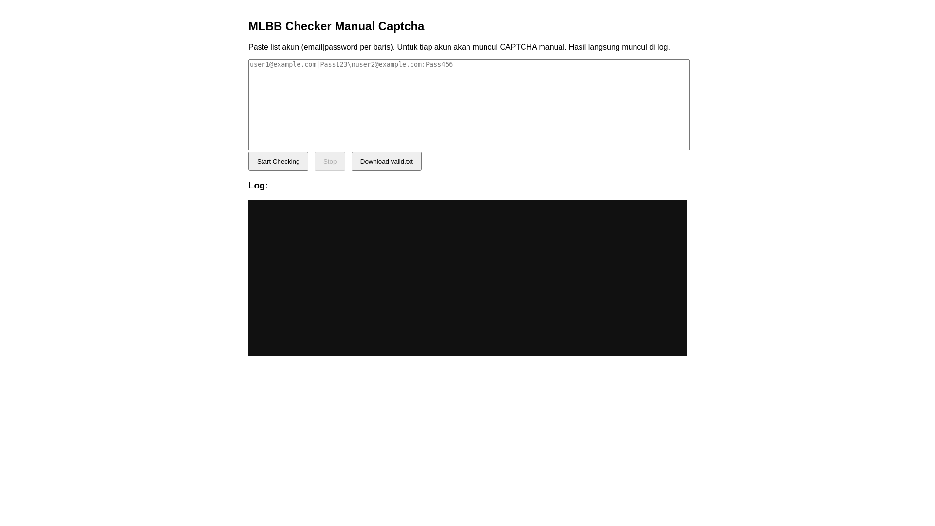 website screenshot of https://mlcheckernew1.pages.dev/