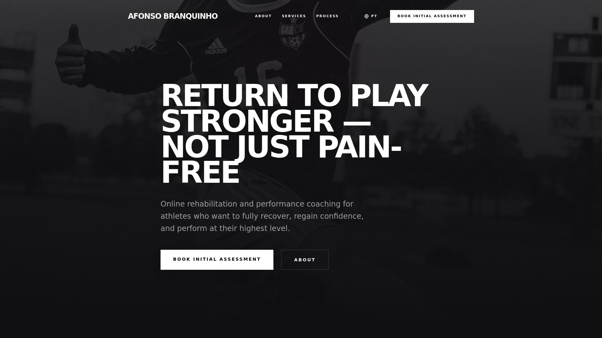 website screenshot of https://afonsobranquinho.com/