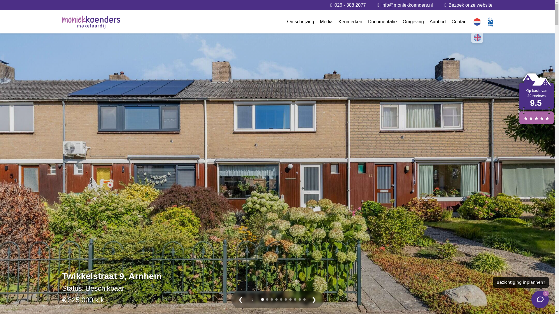 website screenshot of https://twikkelstraat9.nl/