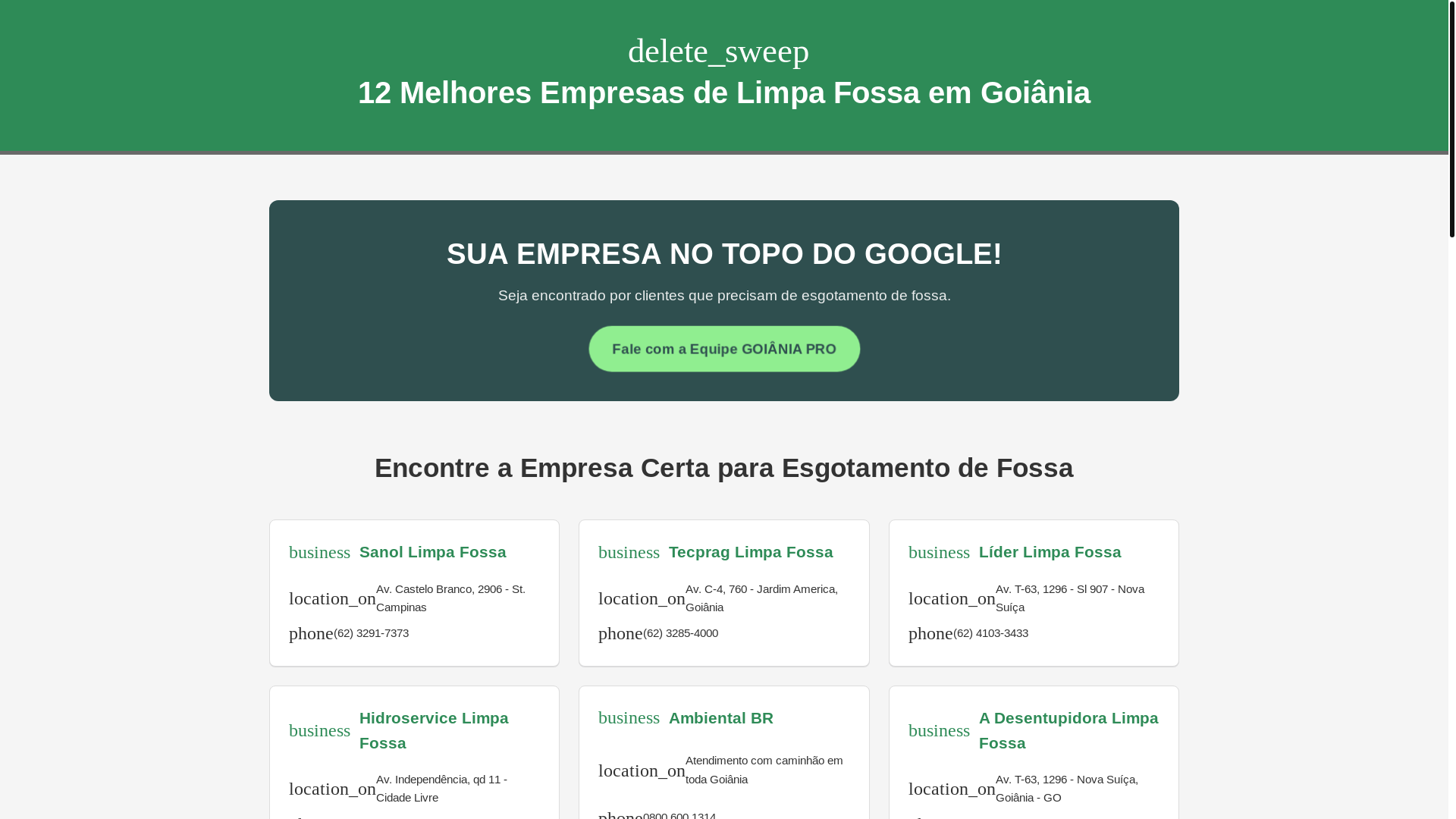 website screenshot of https://limpa-fossa-em-goiania.pages.dev/