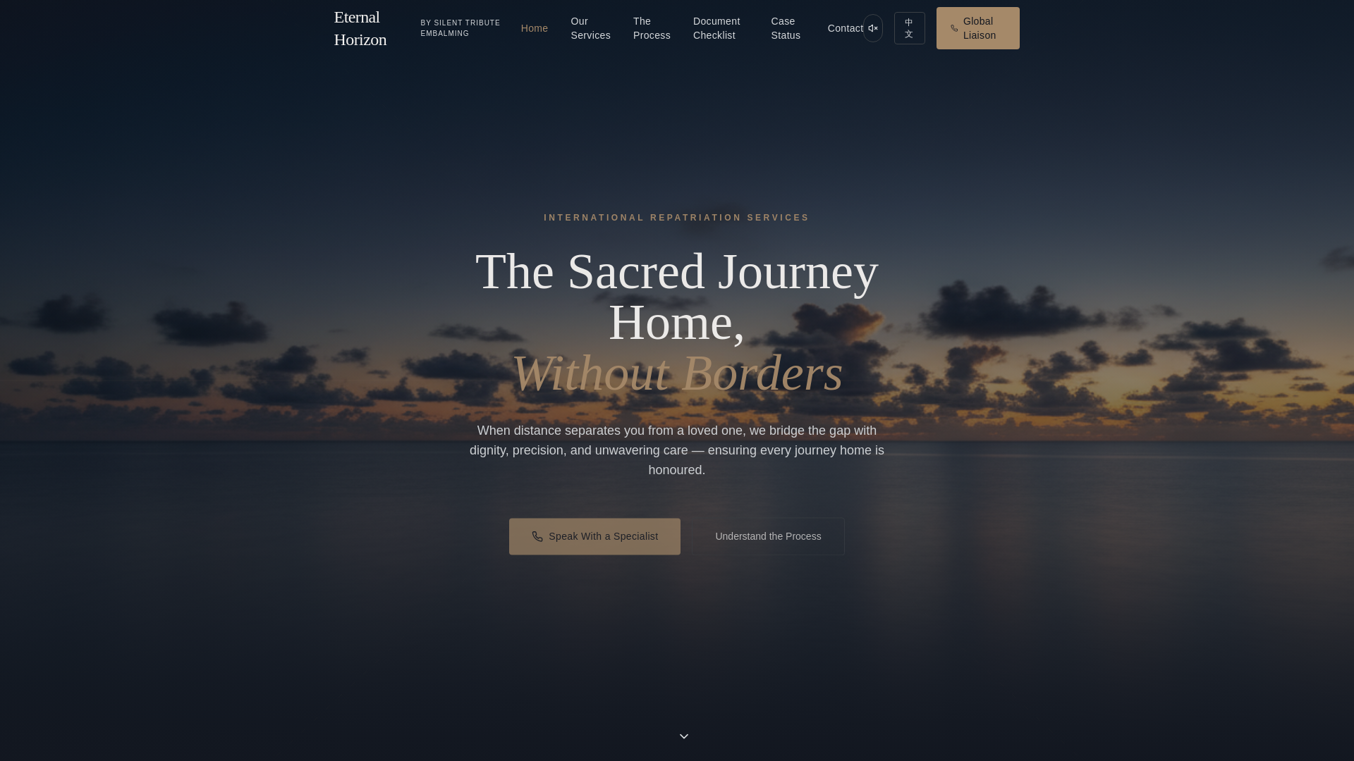 website screenshot of https://eternalhorizon-singapore.com
