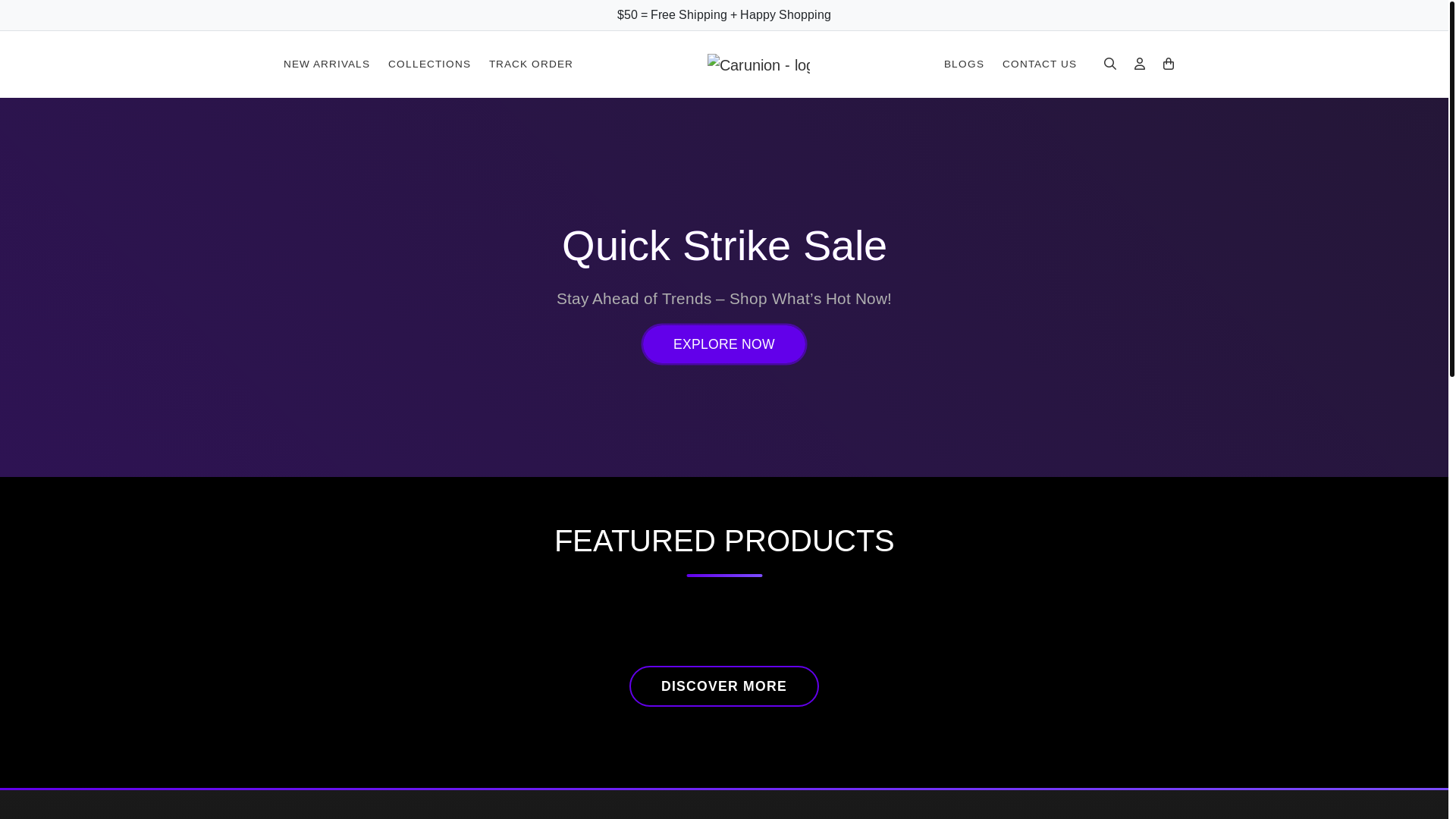 website screenshot of https://carunion1.shop/