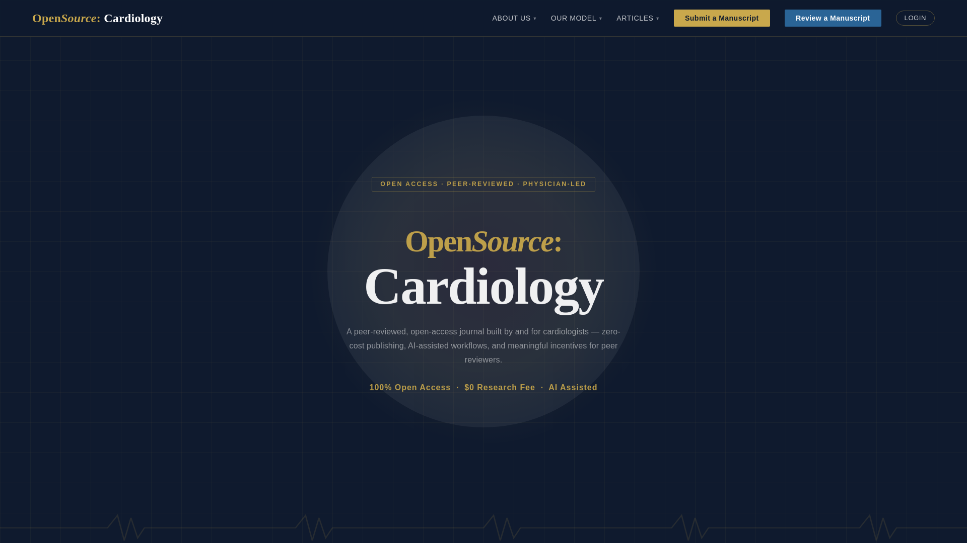 website screenshot of https://opensourcecardiology.pages.dev/