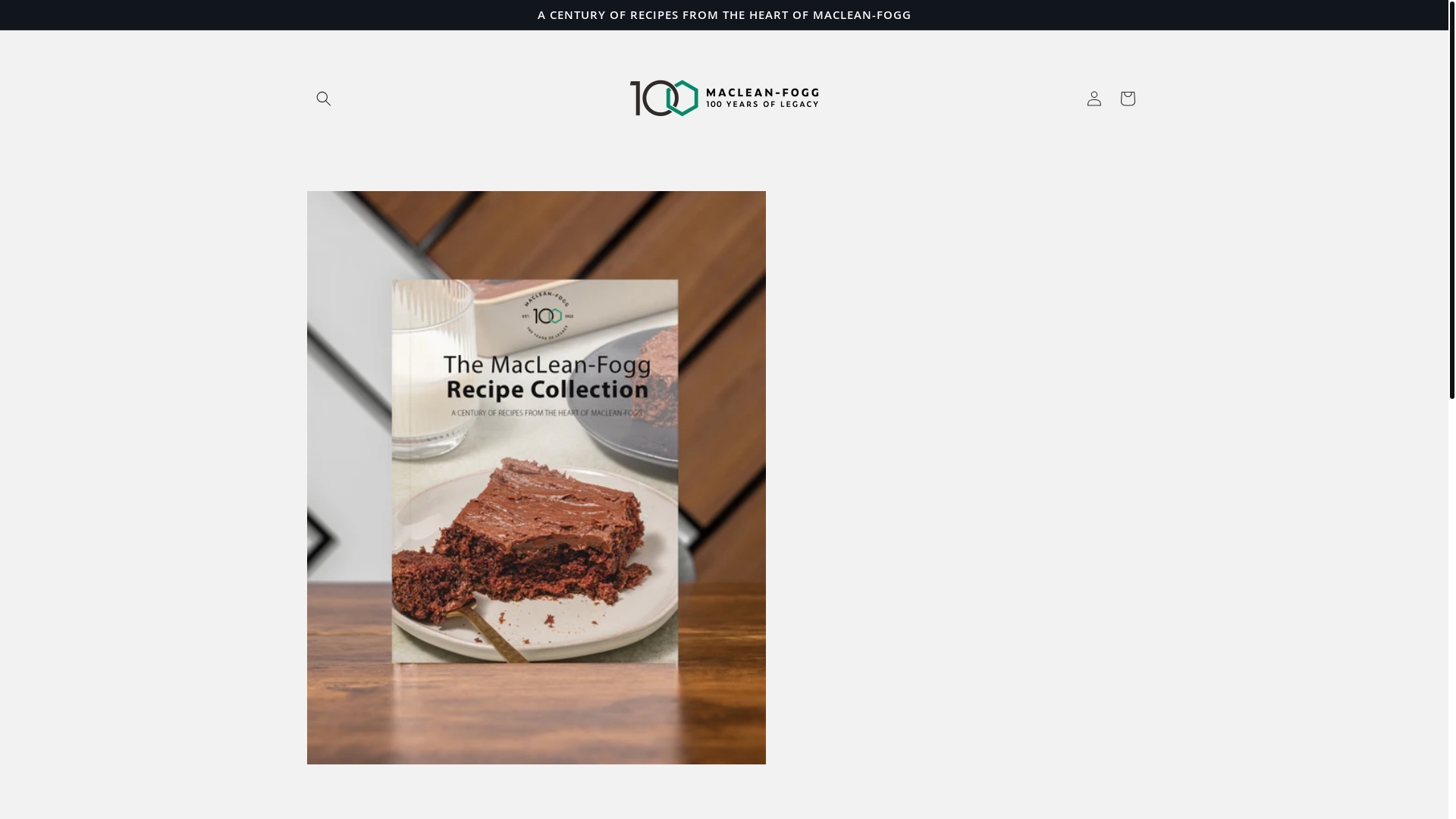 website screenshot of https://macleanfogg.store/