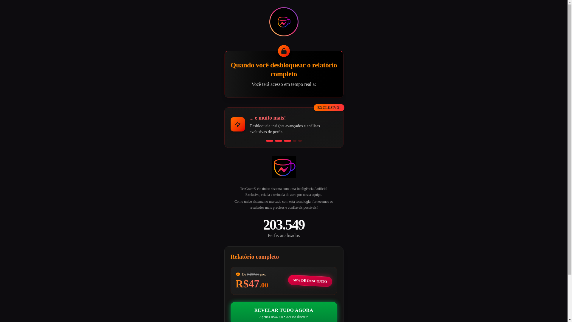 website screenshot of https://teagram-br.pages.dev/