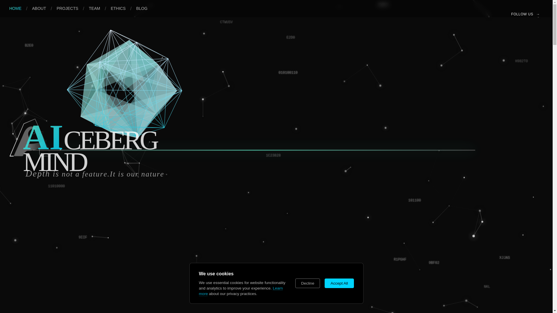 website screenshot of https://aiceberg-mind.pages.dev/