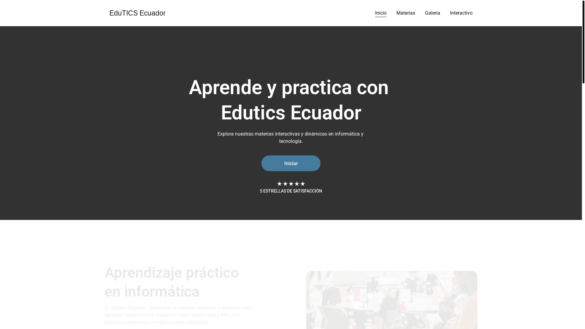 website screenshot of https://eduticss.es/