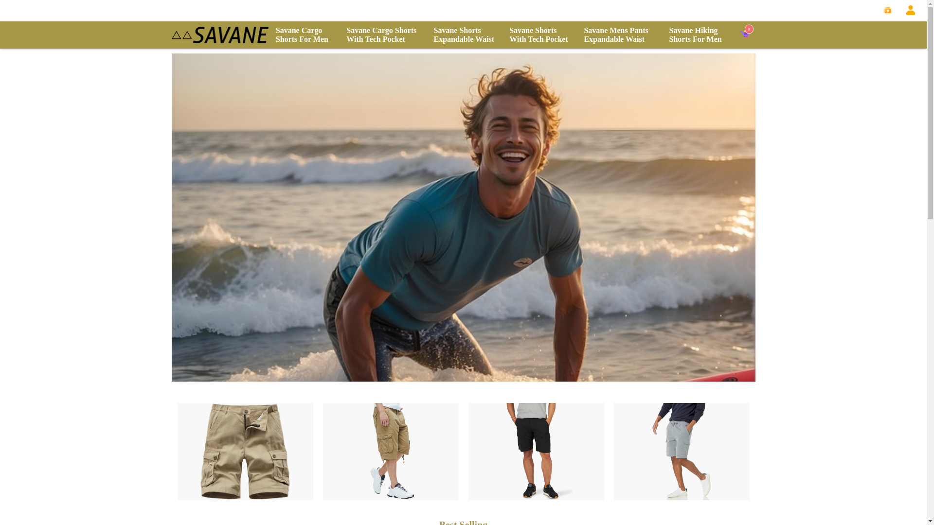 website screenshot of https://savaneonline.shop/