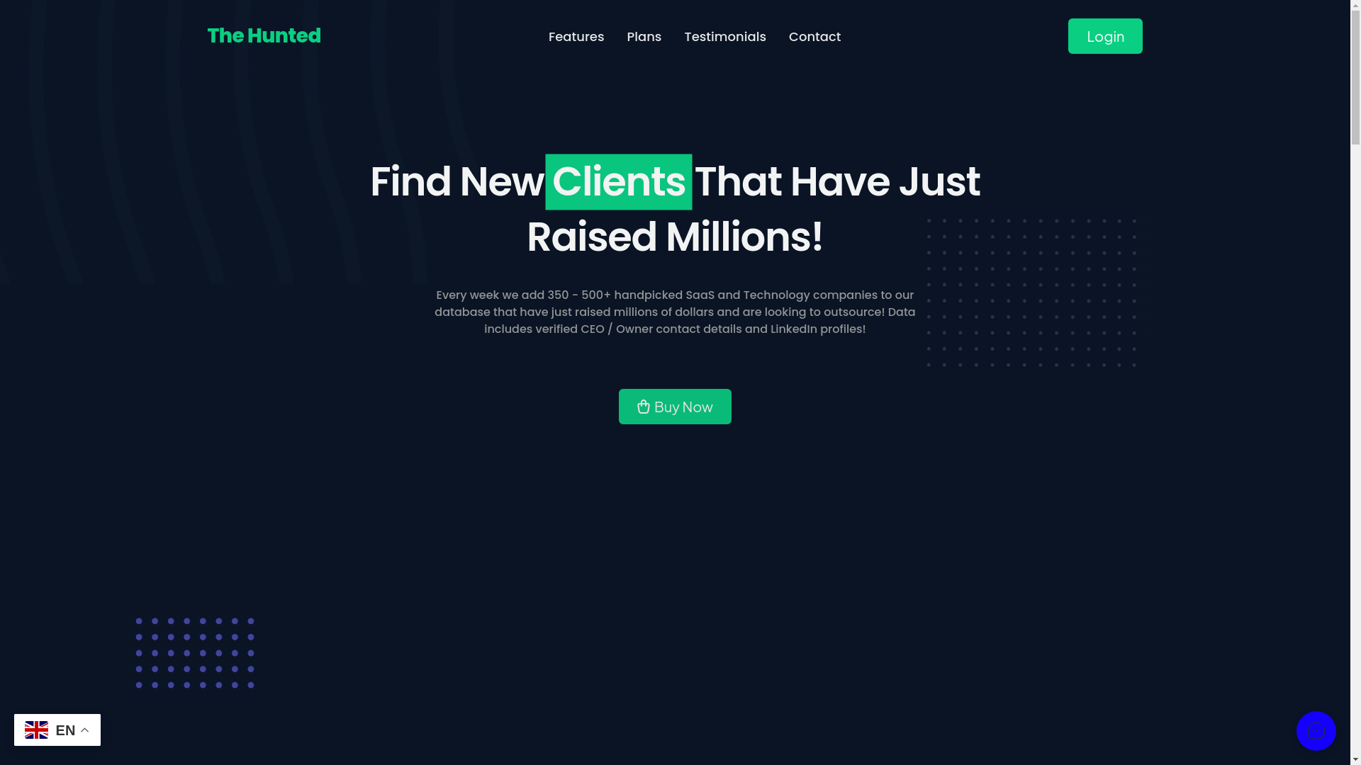 website screenshot of https://thehuntedourhub.digital/