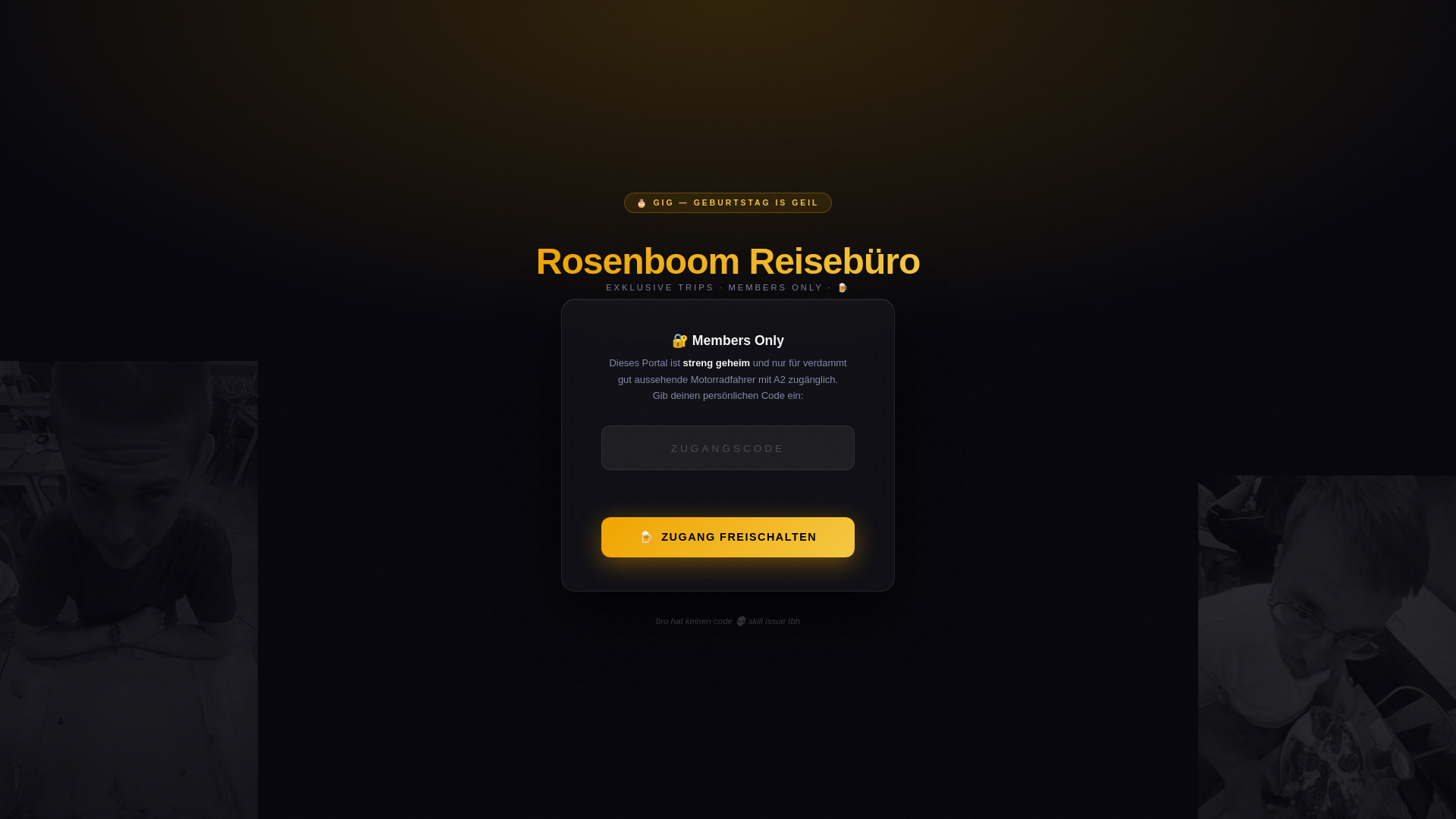 website screenshot of https://geburtstagisgeil.de/