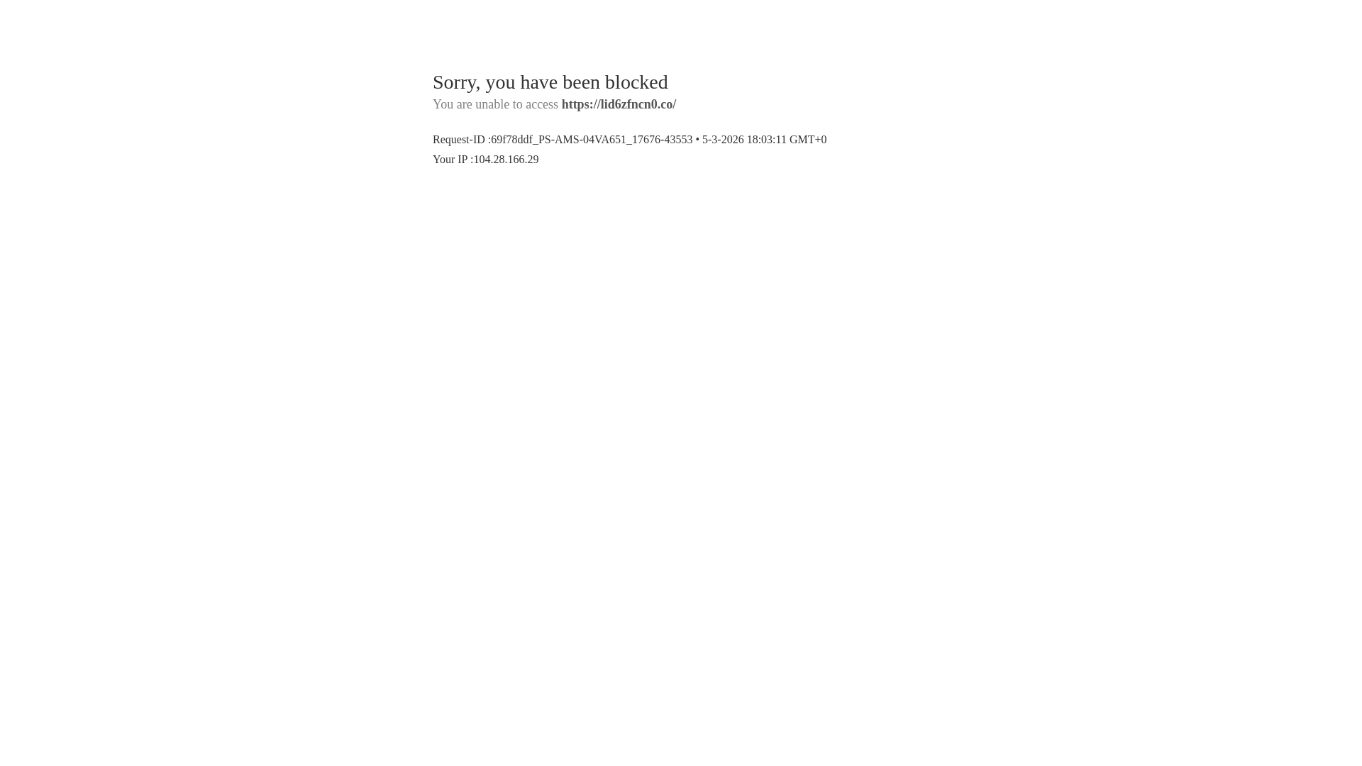 website screenshot of https://lid6zfncn0.co