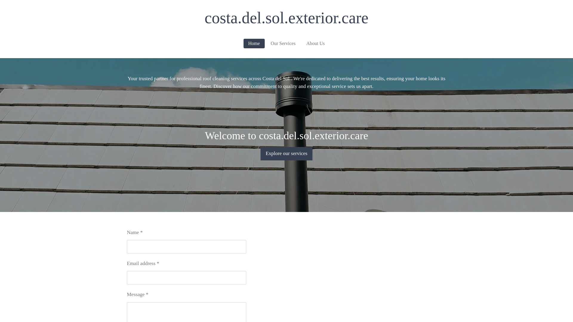 website screenshot of https://costa-del-sol-exterior.com