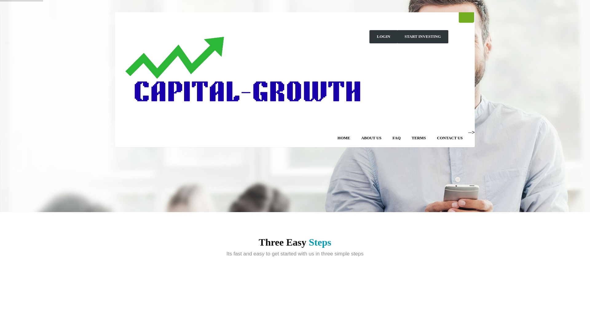 website screenshot of http://www.capital-growth.org