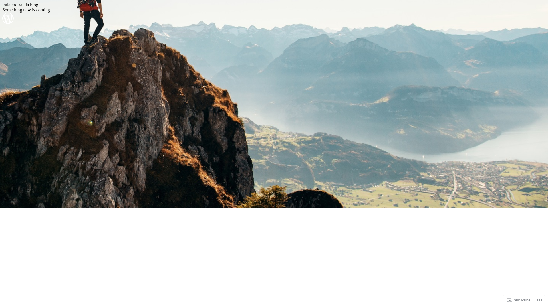 website screenshot of https://tralalerotralala.blog/