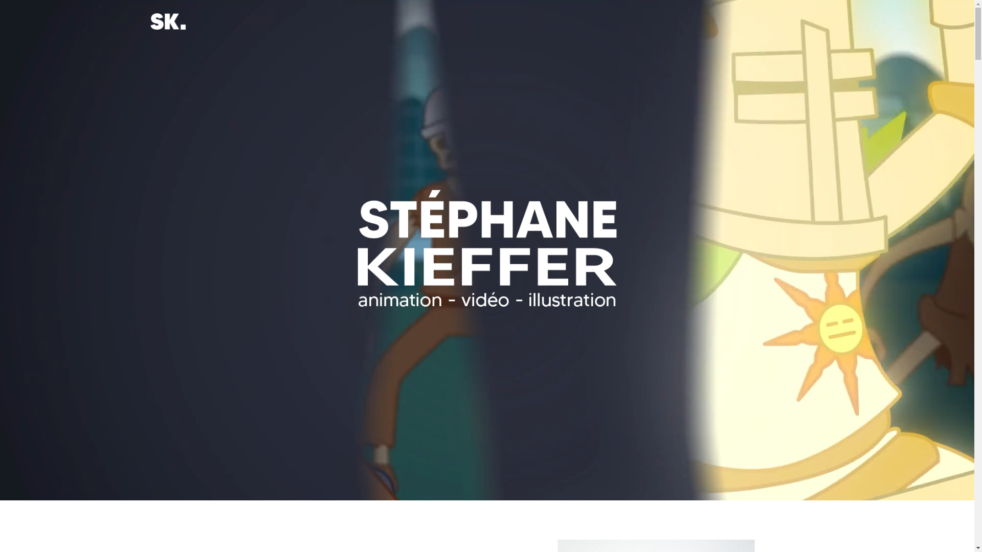 website screenshot of https://stephane-kieffer.com/