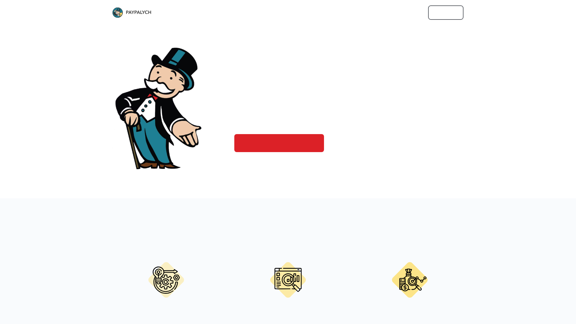website screenshot of https://pally.info/
