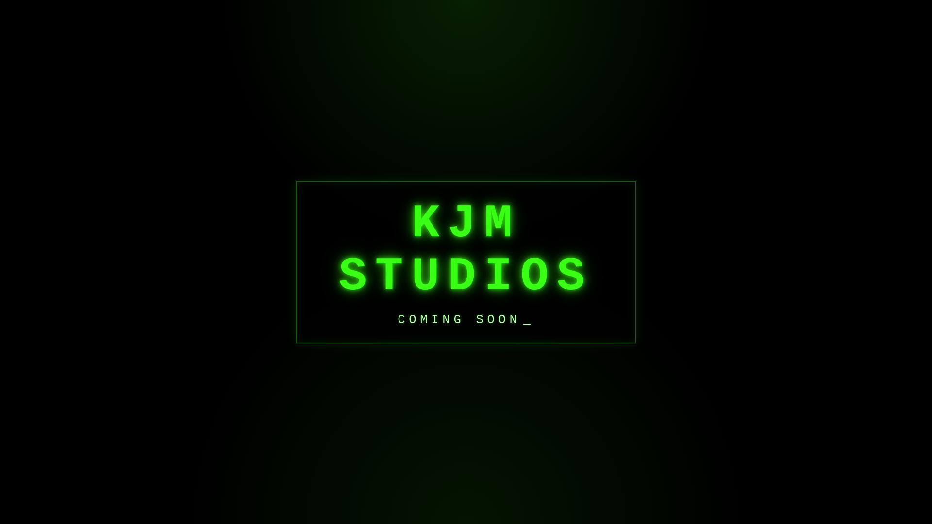 website screenshot of https://kjmstudios.us/