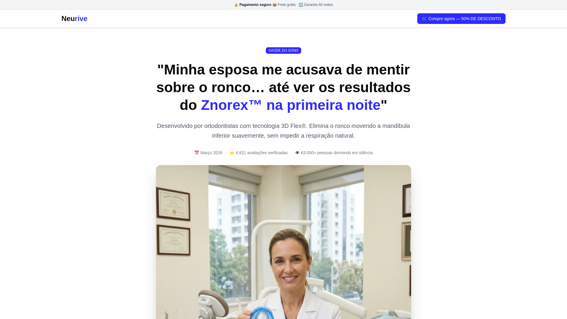 website screenshot of https://neuriveglobalstore.online