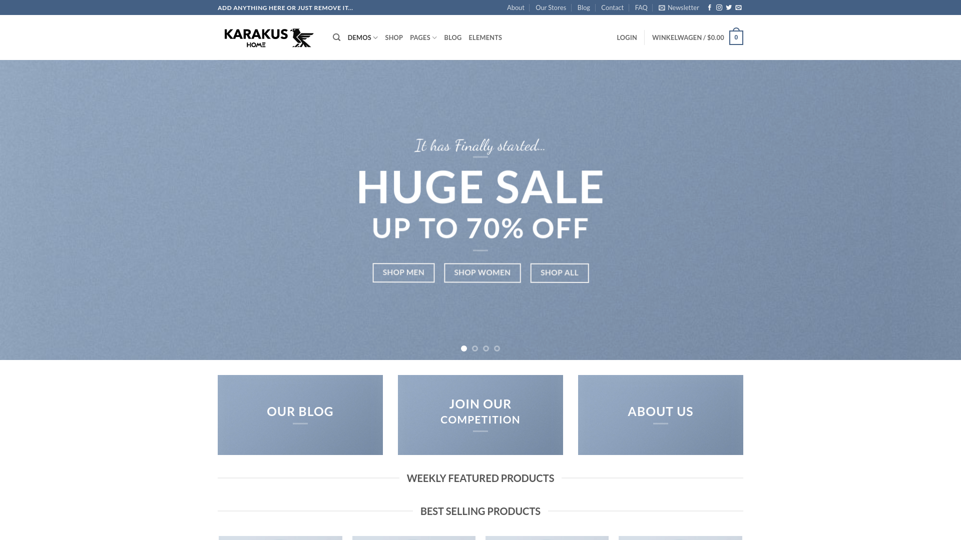 website screenshot of https://karatest.nl/