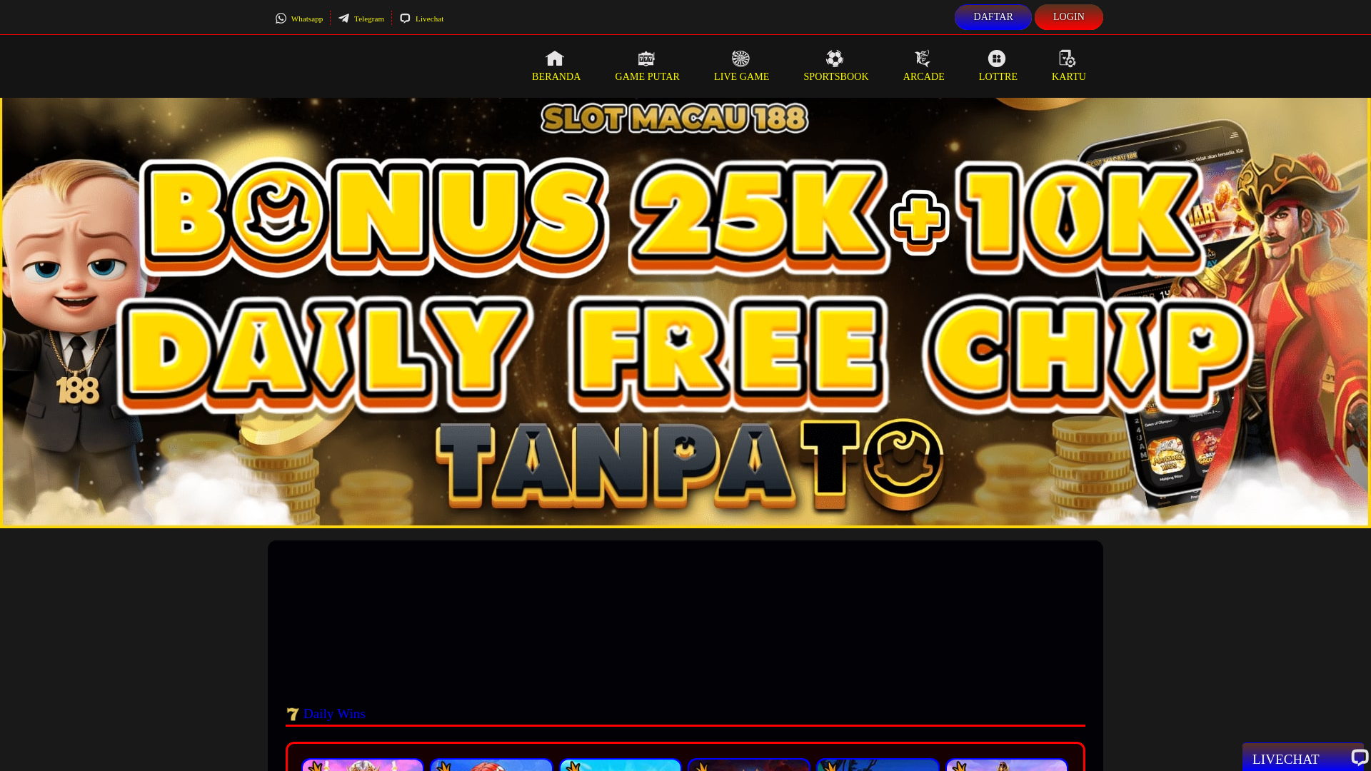 website screenshot of https://nove777.com/