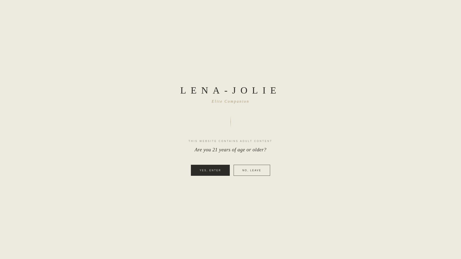 website screenshot of https://lena-jolie.com/