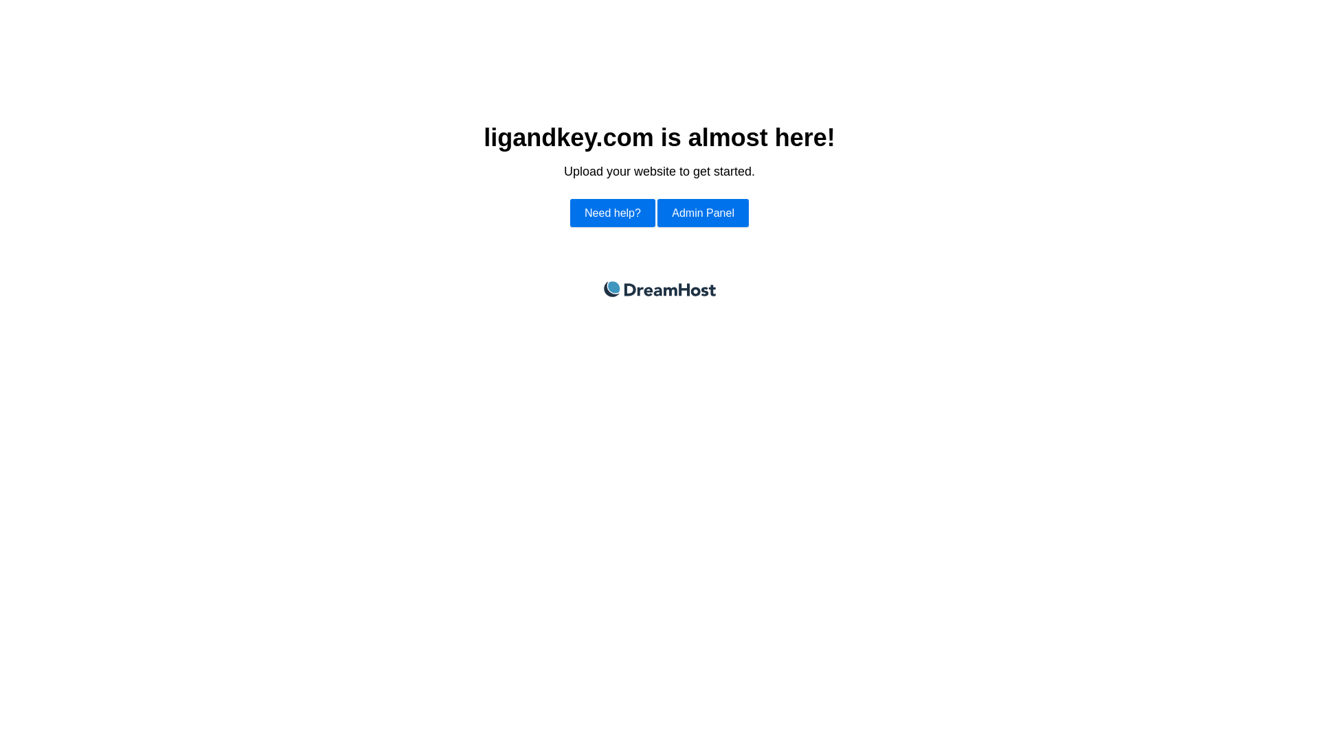 website screenshot of https://ligandkey.com/