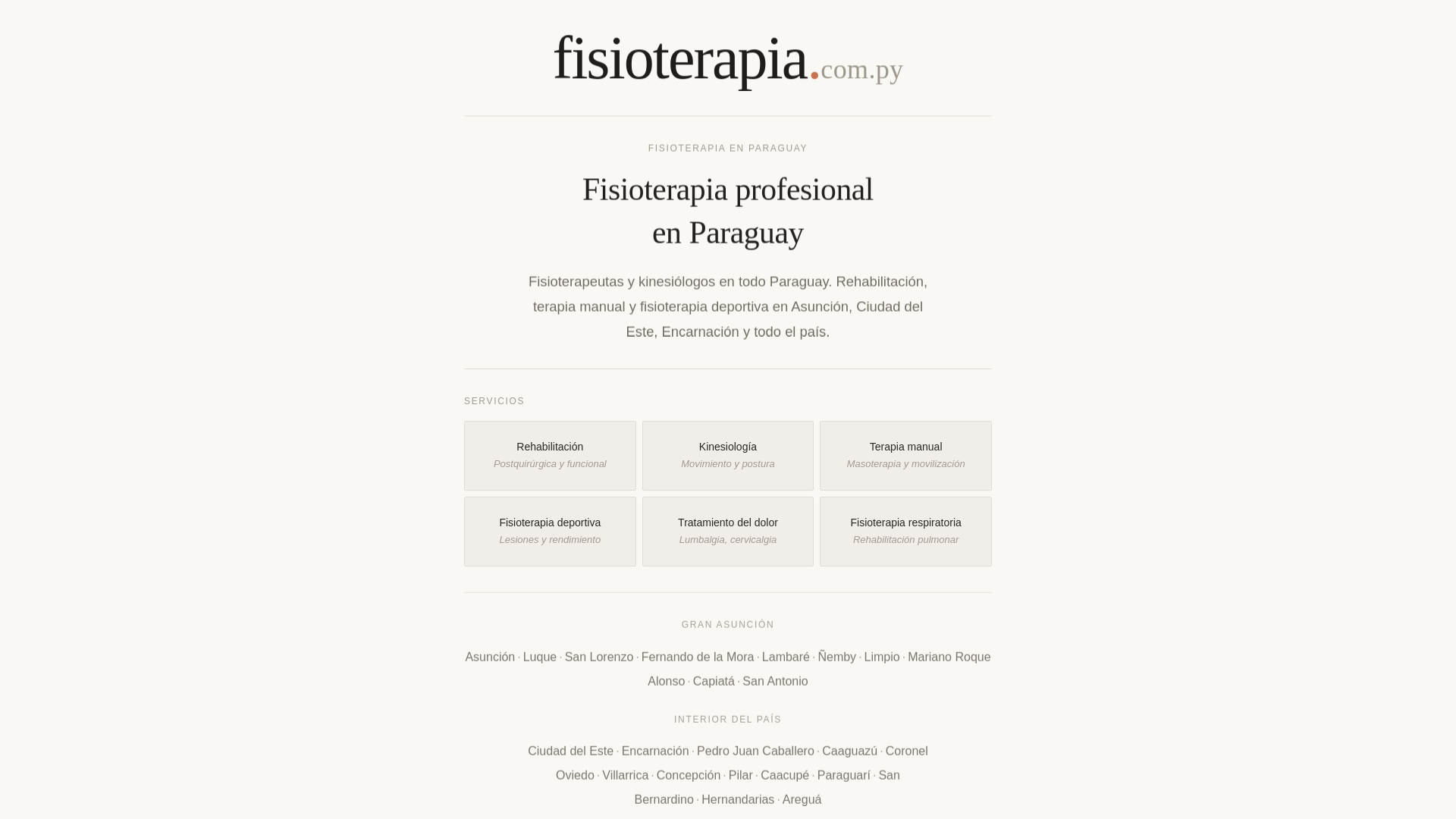 website screenshot of https://com-py-fisioterapia.pages.dev/