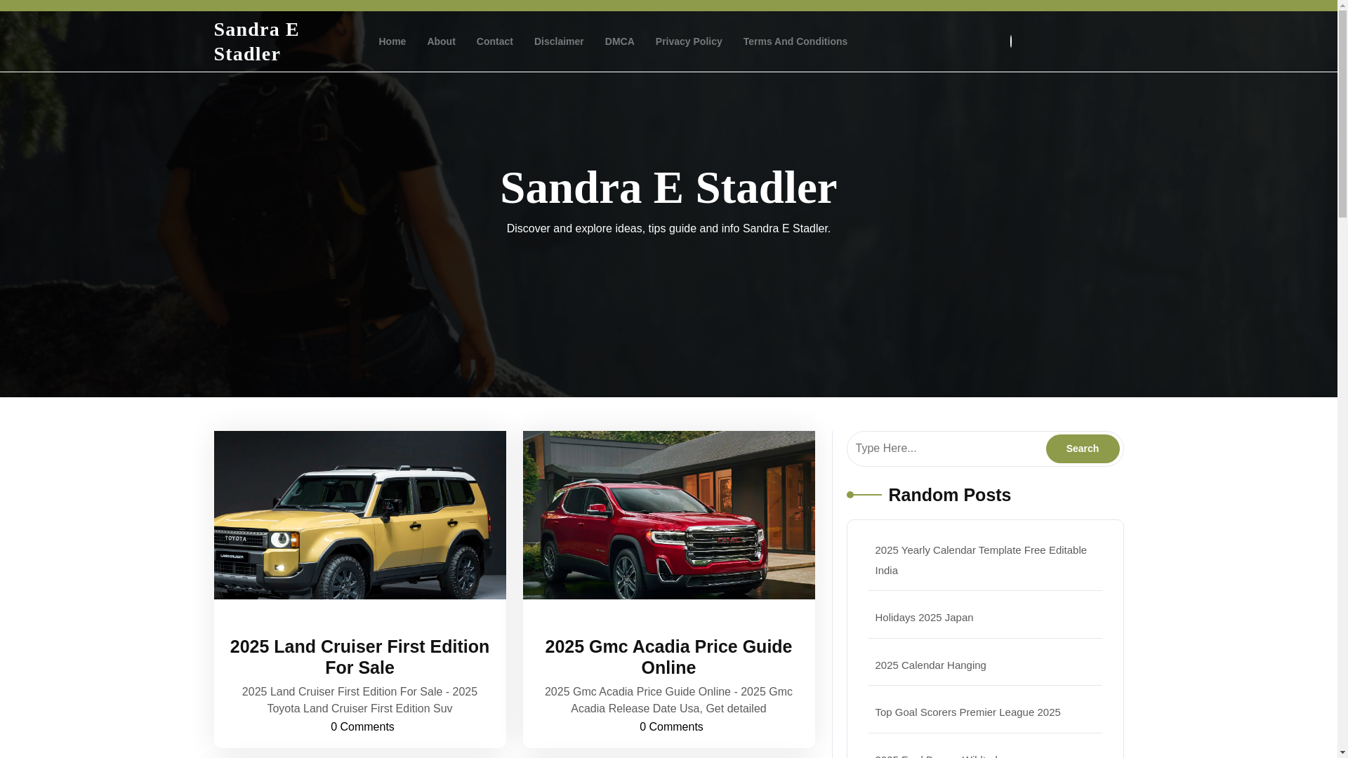 website screenshot of https://sandraestadlerr.pages.dev/