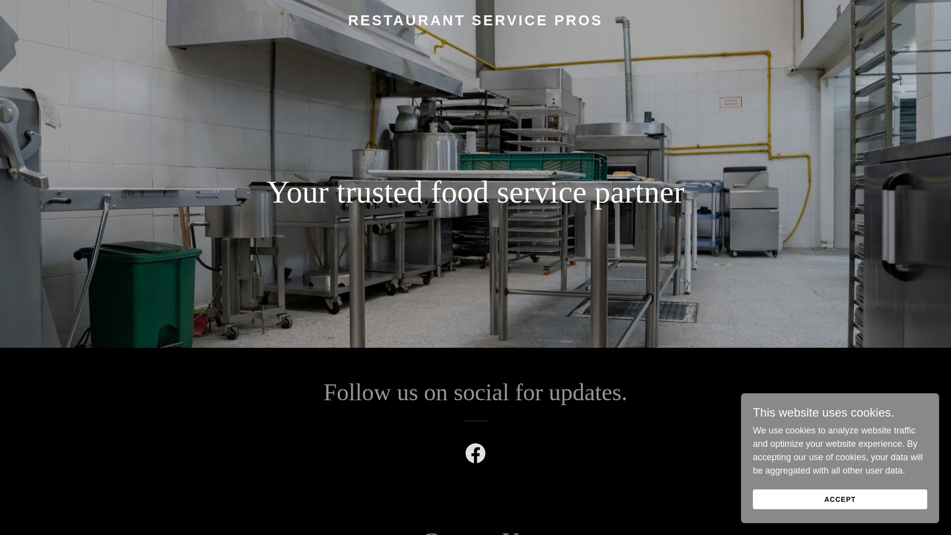 website screenshot of https://restaurantsrvspros.com/