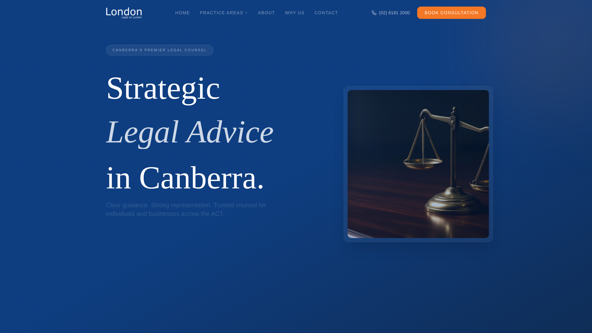 website screenshot of https://legalonlondon.com.au/