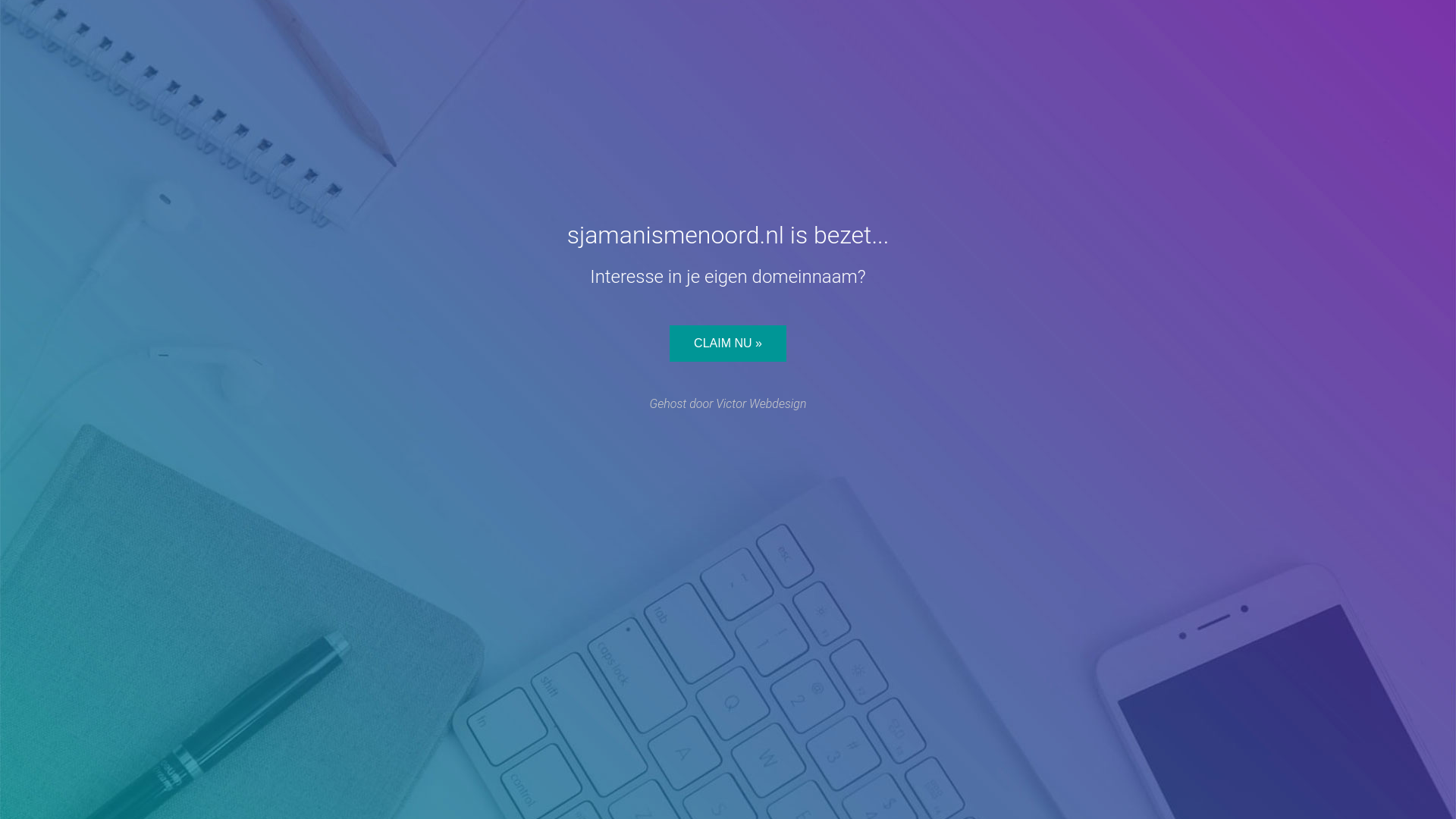 website screenshot of https://sjamanismenoord.nl/
